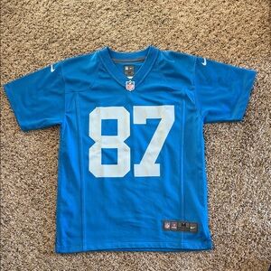 Nike Kids Bright Blue Jersey with White Number